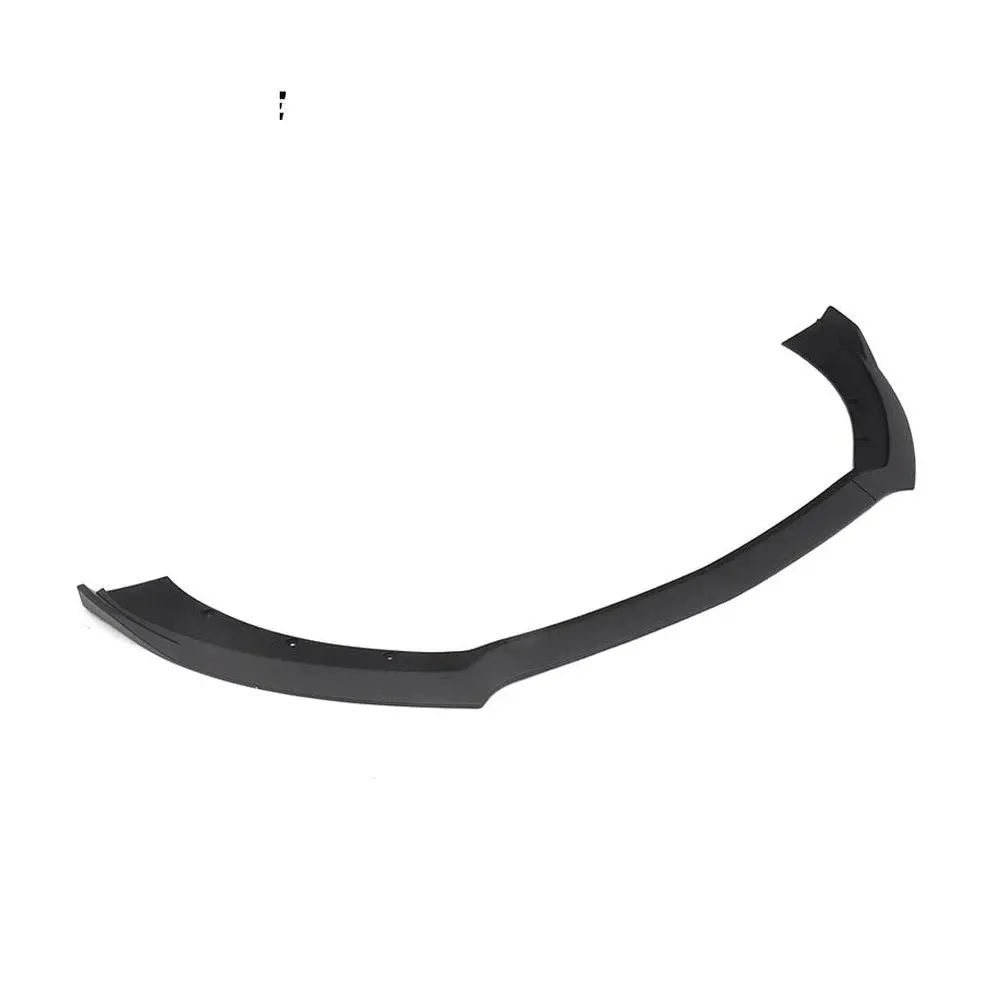Ame Motorsport Glossy Black Frp Front Spoiler Lip For Ford Mustang Gt V6 V8 2-Door 15-17 1