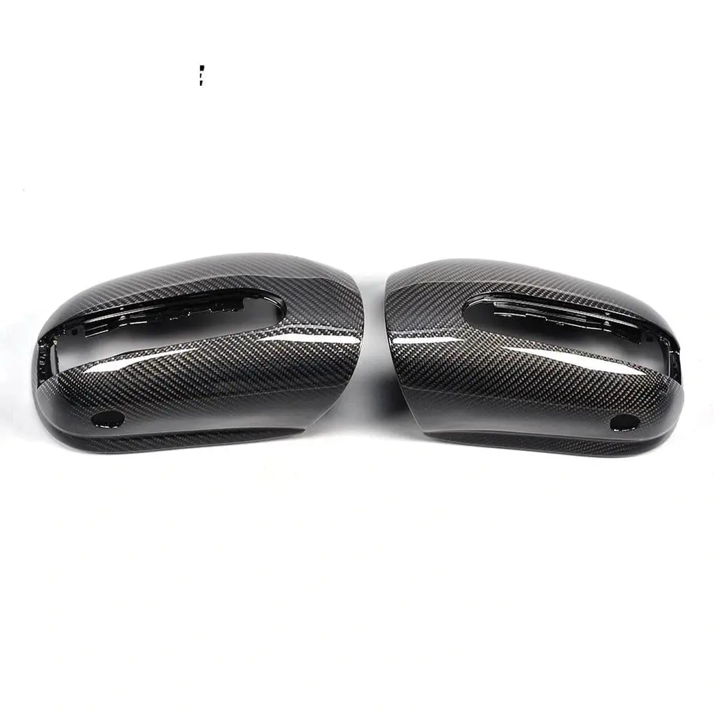 Ame Motorsport Carbon Fiber Side Rearview Mirror Cover Caps For Benz S-Class W220 S600 S500 S350 S320 S280 1998-2001 1