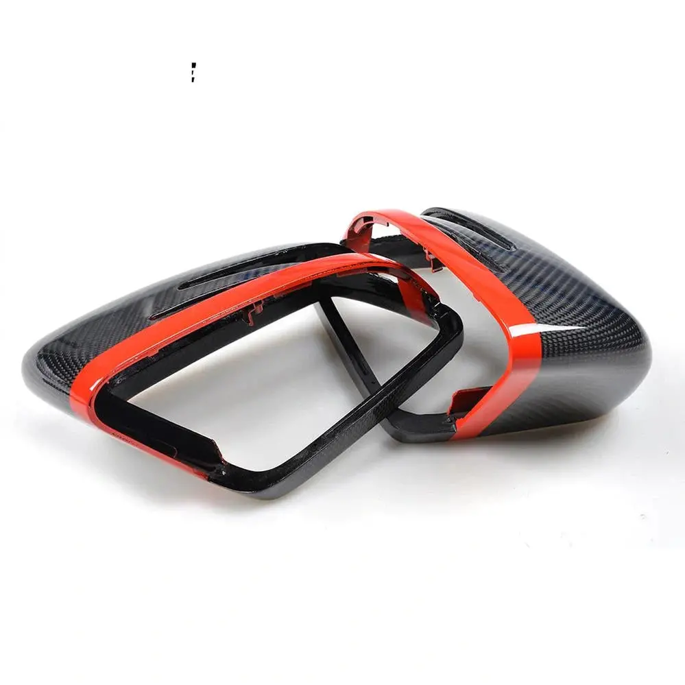 Ame Motorsport Carbon Fiber Car-Styling Replacement Racing Side Rearview Mirror Covers Caps For Benz W204 W212 W218 W176 W207 1