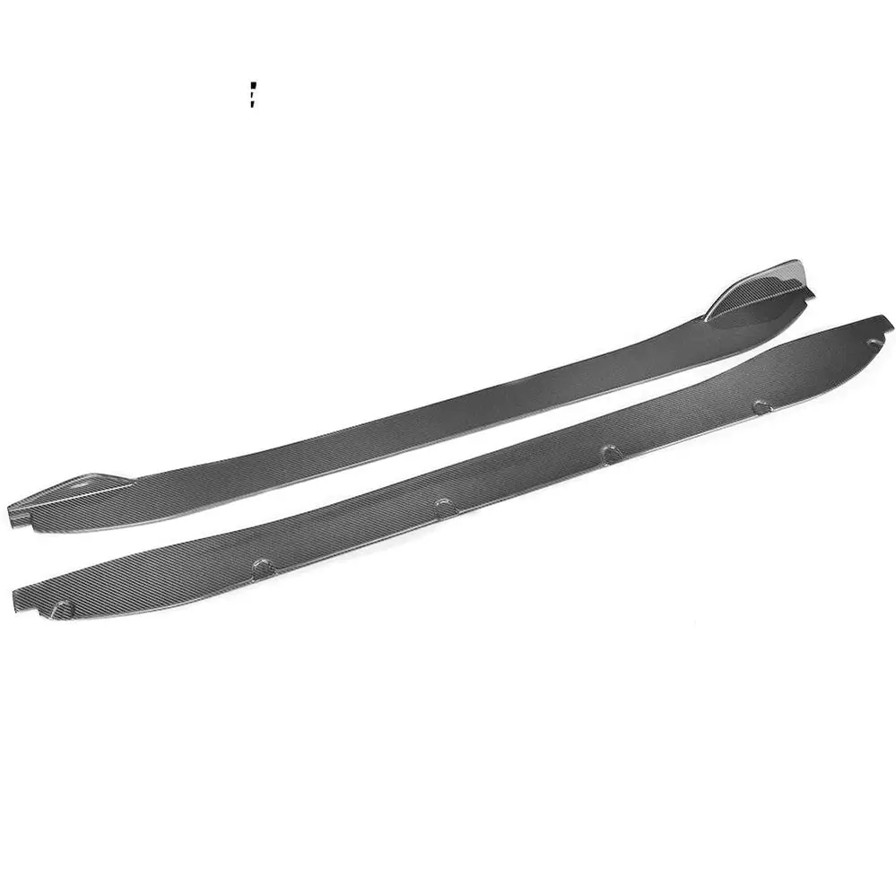 Ame Motorsport Carbon Fiber Auto Side Skirts Extension Lip Apron For Jaguar F Type Coupe Convertible 2 Door 2015 2016 2017 1