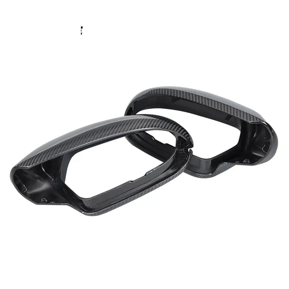 Ame Motorsport Carbon Fiber Replacement Style Car Side Mirror Cover Trim Caps Without Line Assist For Audi A6 S6 Rs6 2013 - 2015 1