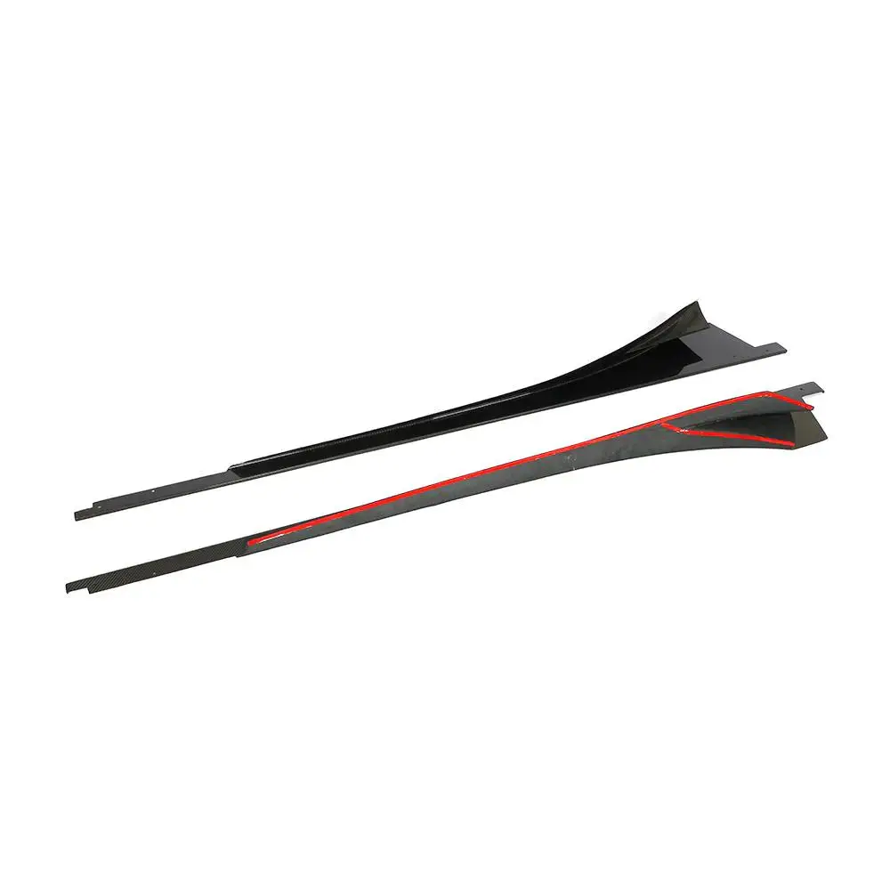 Ame Motorsport Carbon Fiber I8 Side Skirts Extension For Bmw I8 Coupe 2-Door 14-18 2