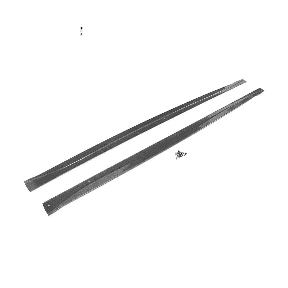 Ame Motorsport Carbon Fiber Car Side Skirts Extension For Alfa Romeo Giulia Sedan 4-Door 2017 1