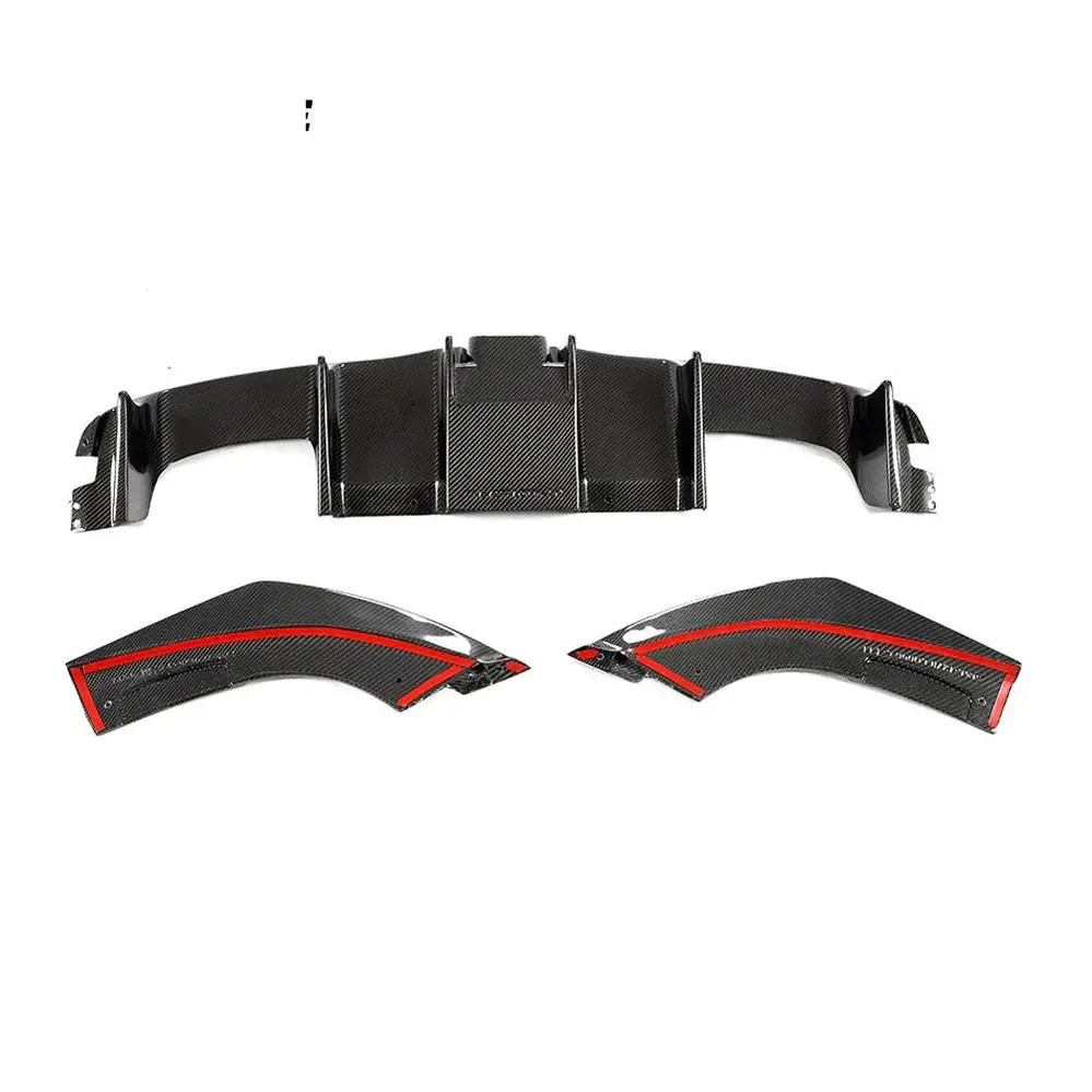 Ame Motorsport Carbon Fiber Rear Diffuser With Led Light For Bmw M2 Coupe 2-Door 2016-2019 1