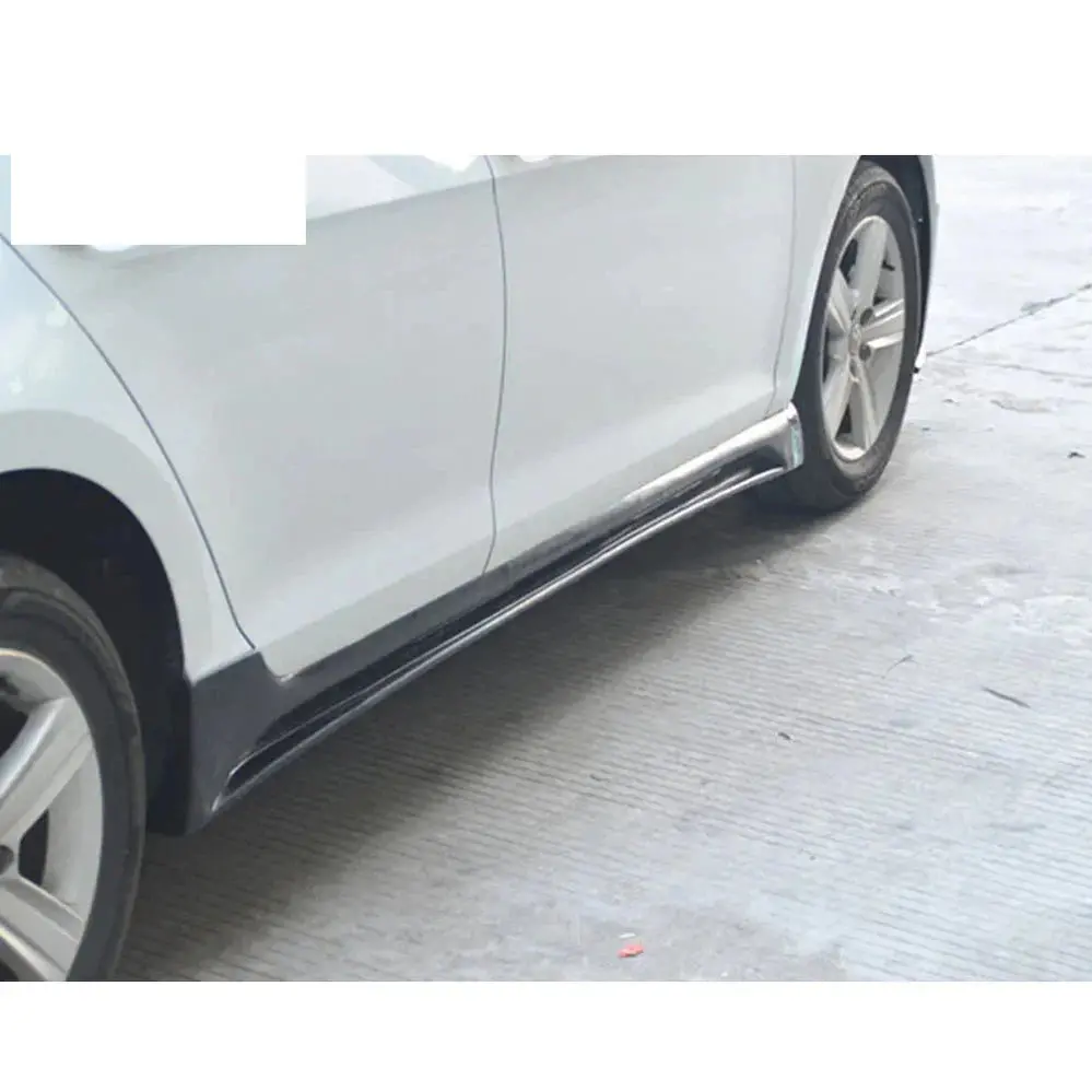 Ame Motorsport 2Pcs Carbon Fiber Side Skirt Spoiler Splitters Fit For Vw Golf 7 Mk 7 Vii 2014-2017 1