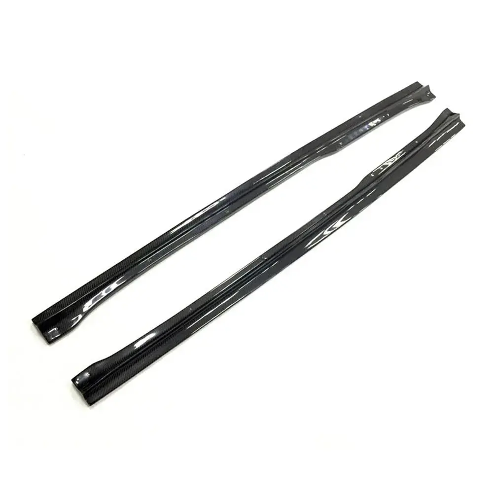Ame Motorsport For Audi Tt Mk3 2-Door 15-19 Carbon Fiber Side Skirts Door Rocker Panels Extension Lip 2