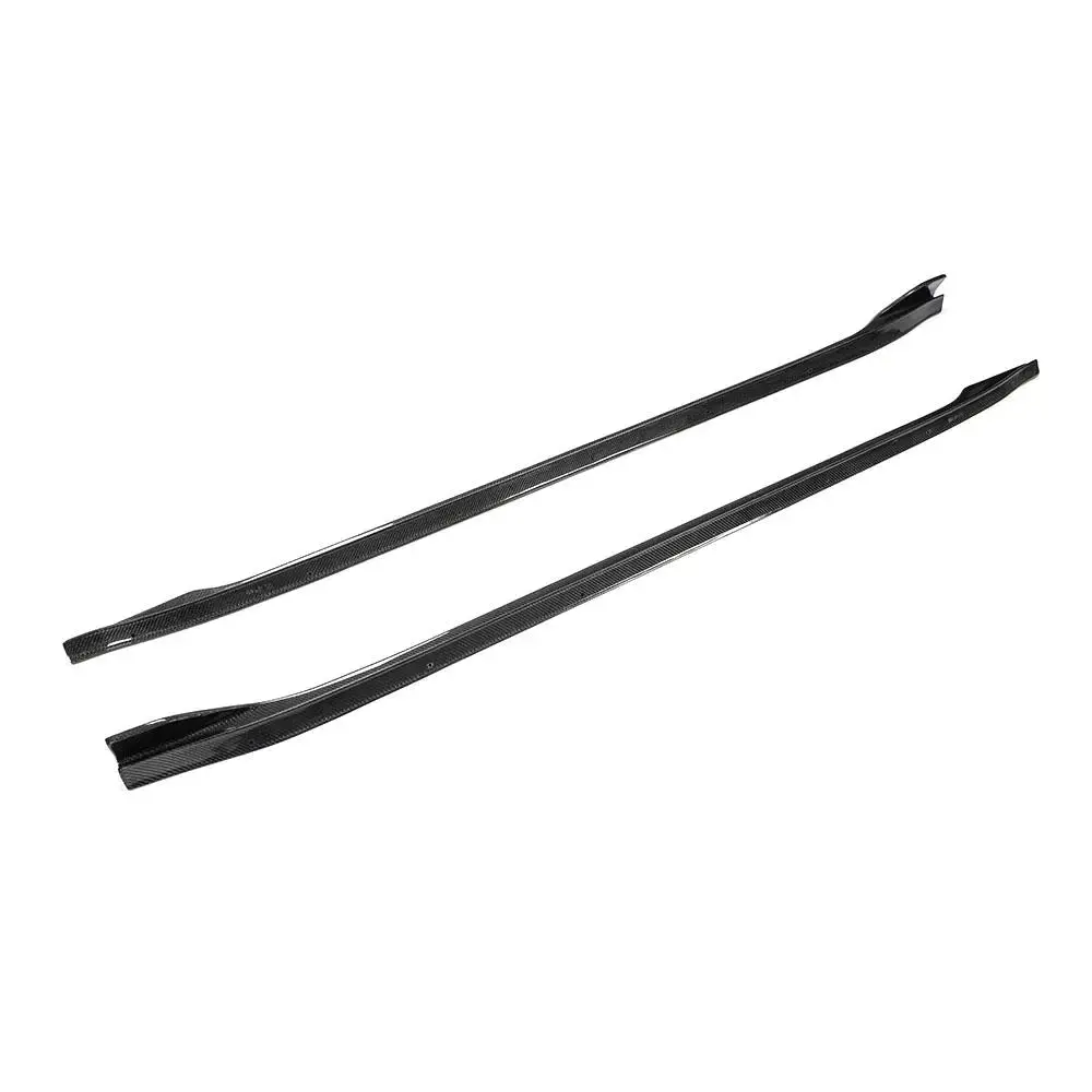 Ame Motorsport For Tesla Model 3 Sedan 16-20 Carbon Fiber Side Skirts Door Rocker Panels Extension Lip 2