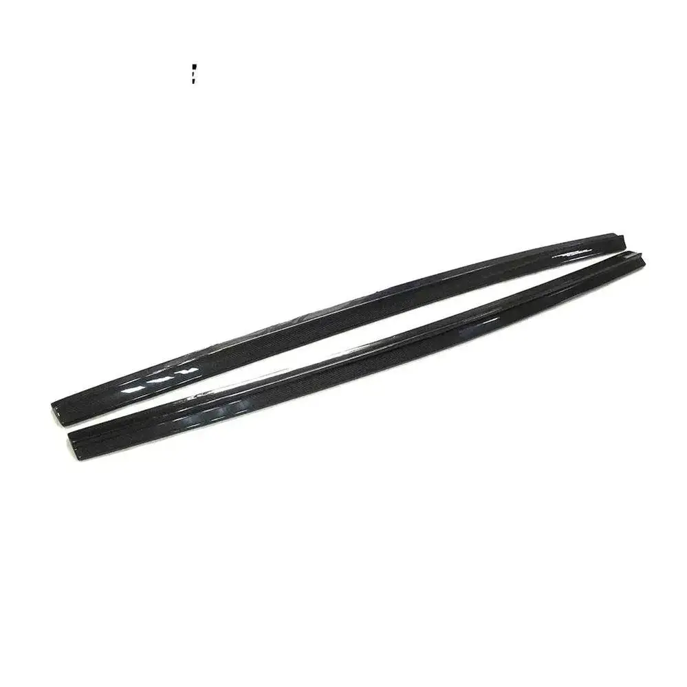 Ame Motorsport Carbon Fiber Side Skirt Extension Spoiler Fit For Audi A3 S Line Hatchback 2014-2015 1