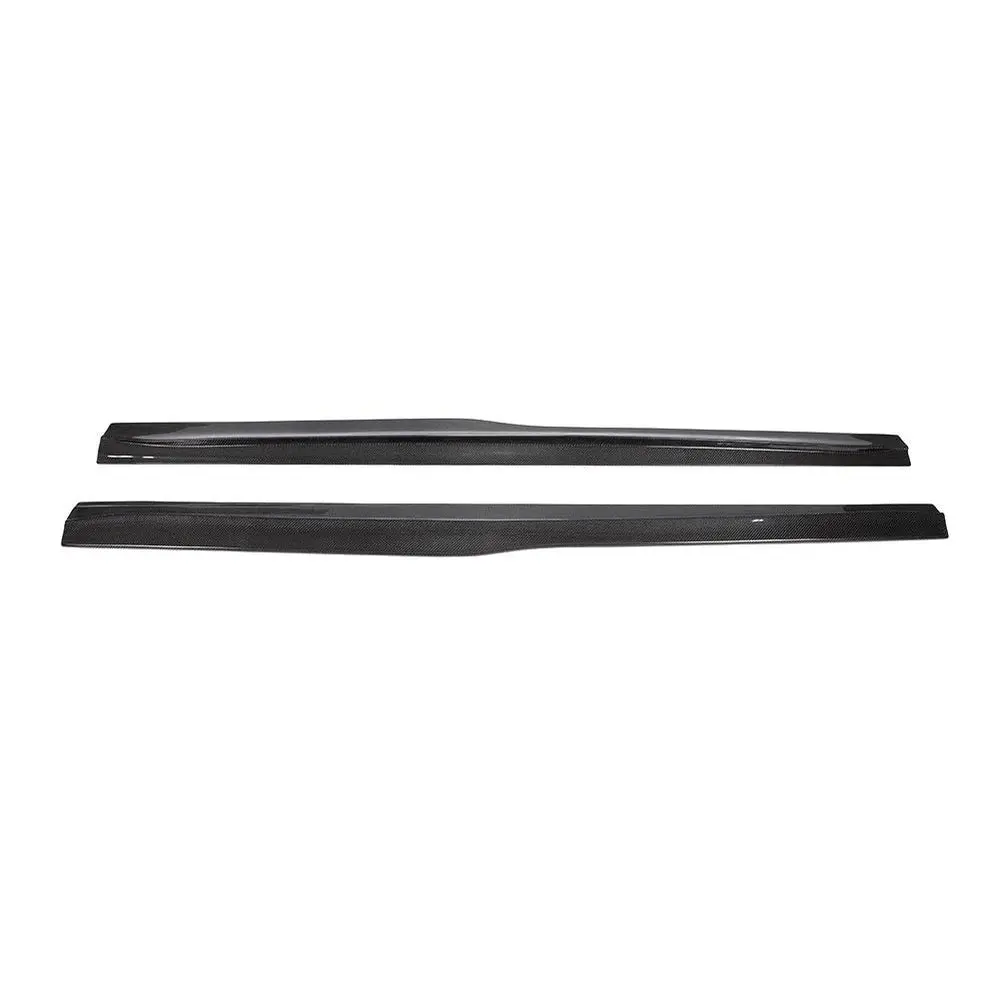 Ame Motorsport Carbon Fiber Side Skirts Extension Lip Spoiler Fit For Bmw F82 F83 M4 2014-2019 1