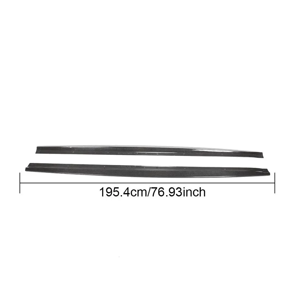 Ame Motorsport Carbon Fiber Car Side Skirts Lip For Bentley Continental Gt V8 Coupe 2-Door 2012-2016 2