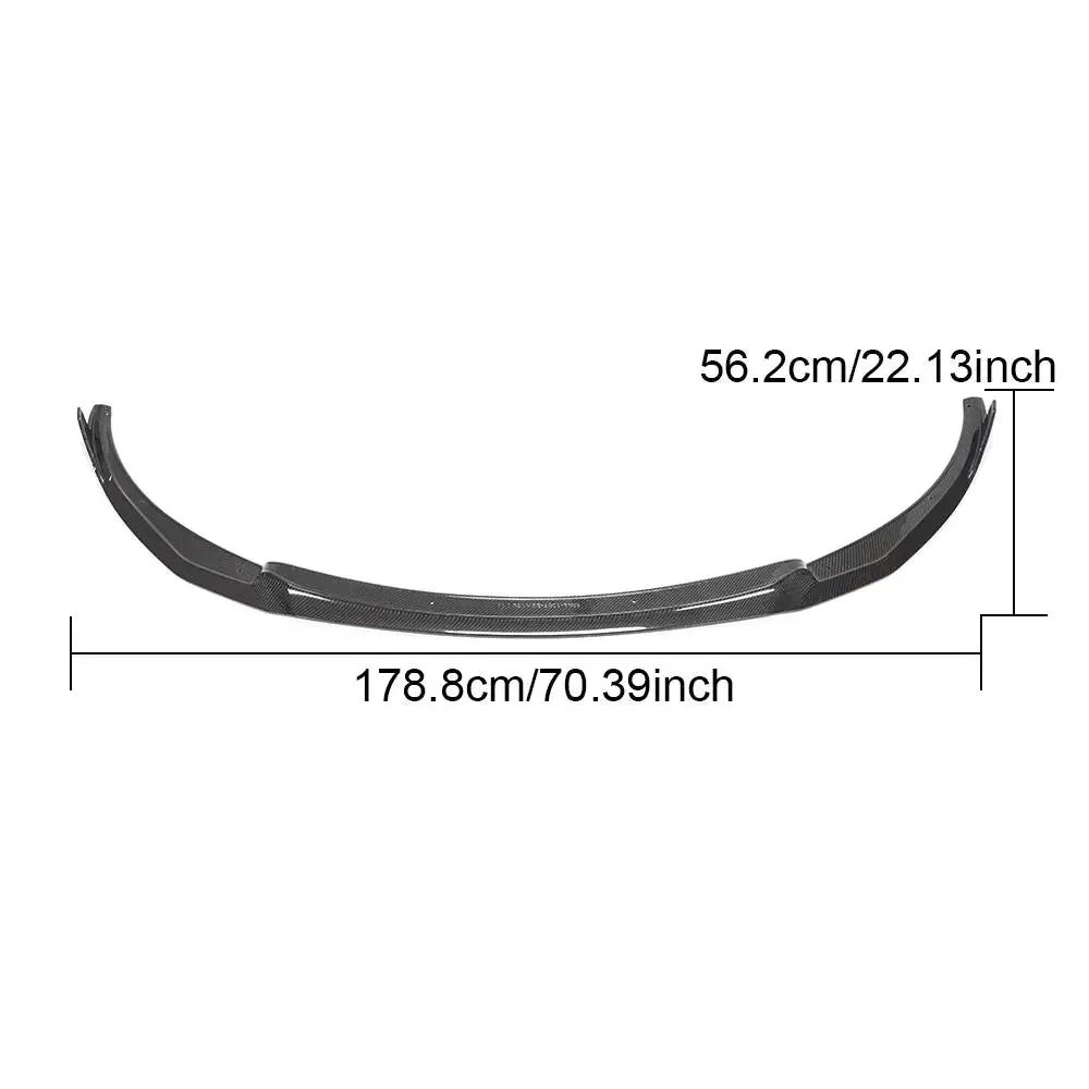 Ame Motorsport Carbon Fiber M6 Car Front Splitter Lip For Bmw F06 F12 F13 M6 Gran Coupe 2013-2016 2