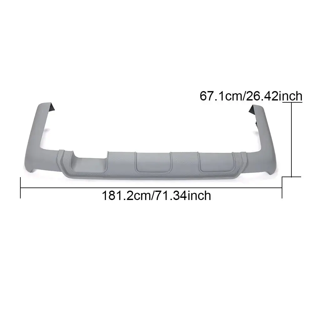 Ame Motorsport Grey Frp Rear Diffuser For Mercedes-Benz V220d V250 2016-2019 2