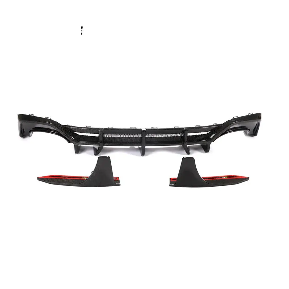 Ame Motorsport For Audi Rs7 Sportback 2020Up Dry Carbon Fiber Rear Bumper Diffuser Lip With Splitters 1