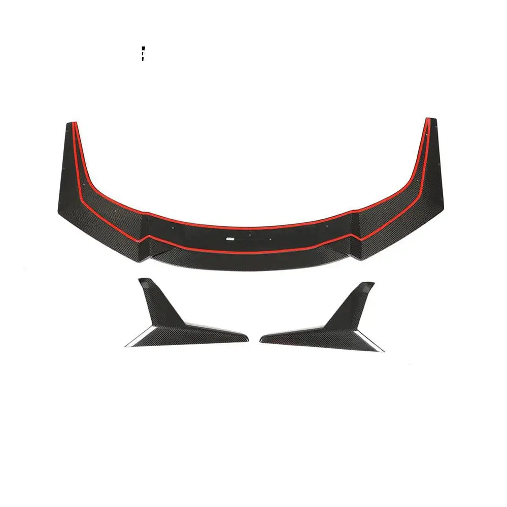 Ame Motorsport For Lamborghini Huracan Lp600 Lp610 Coupe 14-17 Dry Forged Carbon Fiber Front Bumper Lip Chin Spoiler Body Kit 1