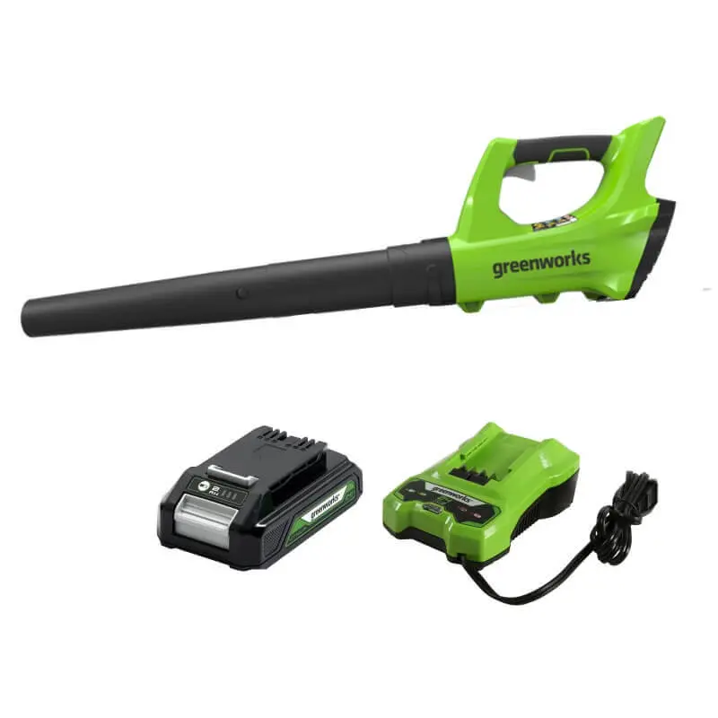 24V 100 Mph - 330 Cfm Leaf Blower, 2.0Ah Battery And Charger Included 1