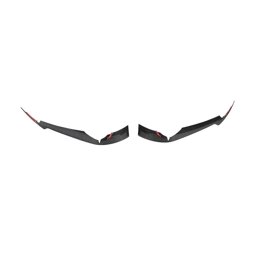 Ame Motorsport C8 Carbon Fiber Bumper Canards For Chevrolet Corvette C8 2020-2021 1