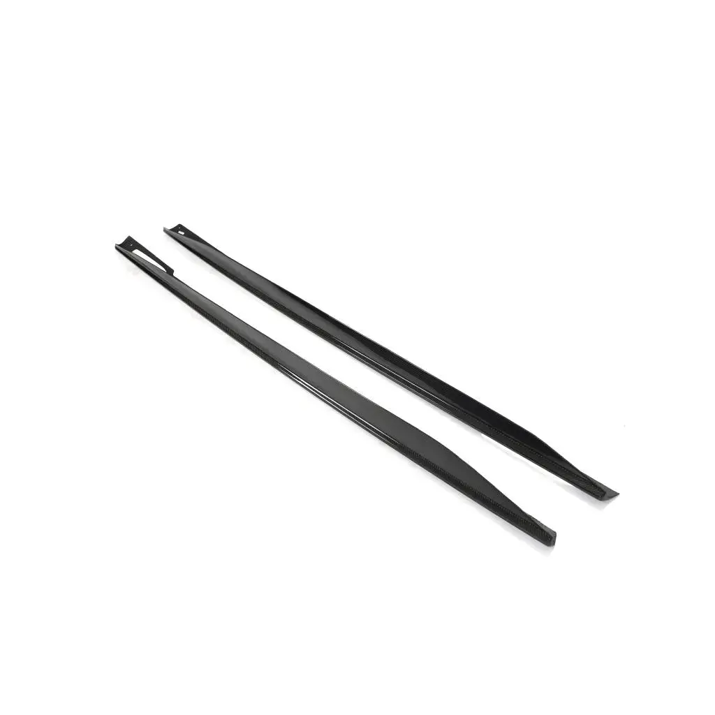 Ame Motorsport Real Carbon Side Skirts Extension Lip Spoiler For Bmw 4 Series G26 M Sport 440I 2