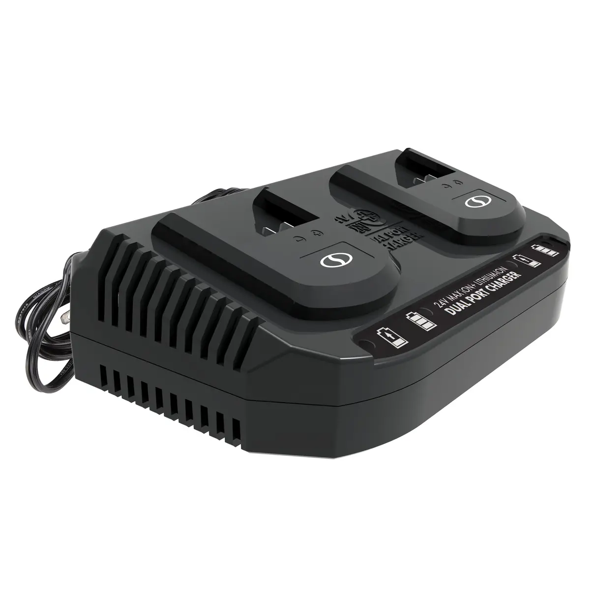 Snow Joe + Sun Joe Certified Authentic 24Vchrg-Dpc Ion+ Dual Port Quick Charge Docking Station 2