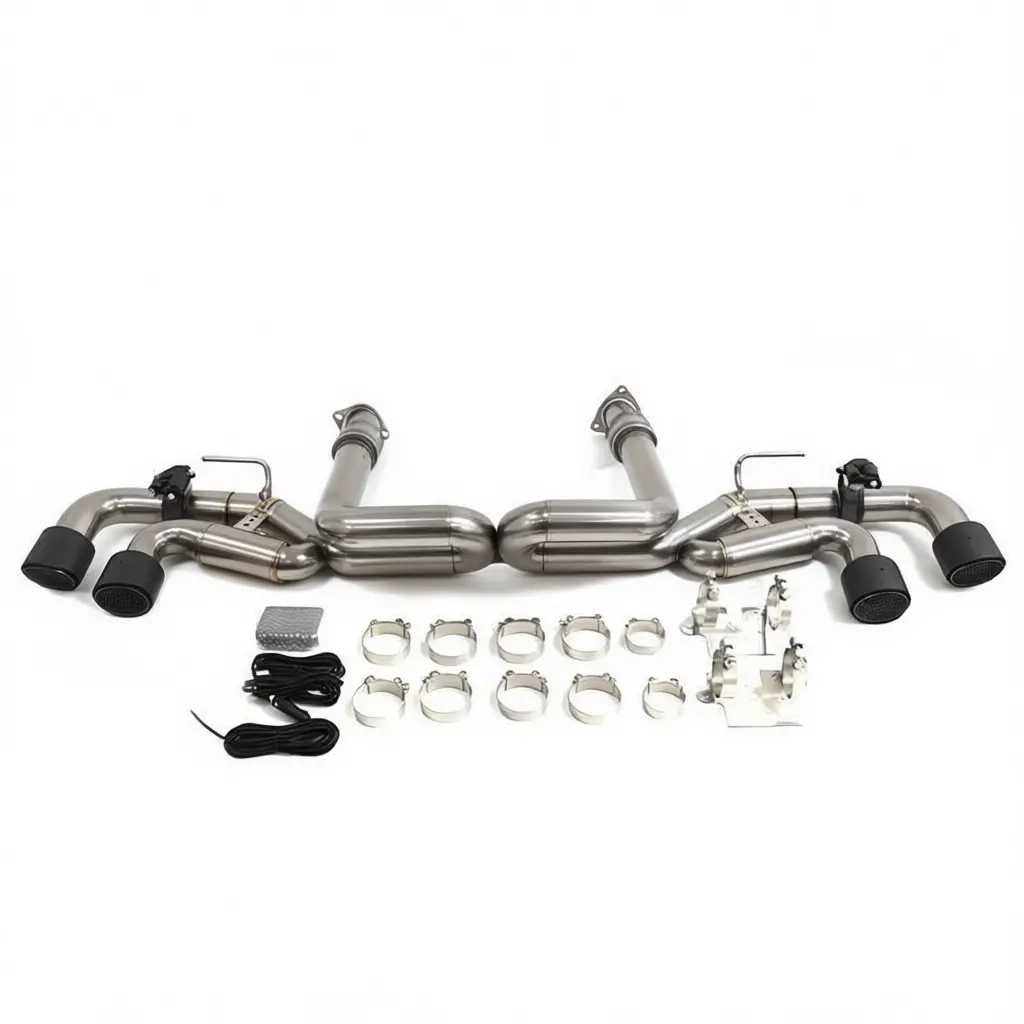 Ame Chevrolet Corvette C8 Catback Quad Exit Exhaust 1