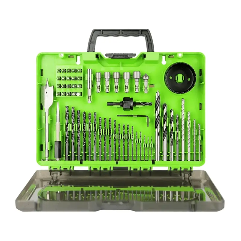 60 Pcs Multi-Material Drill And Driver Set 1