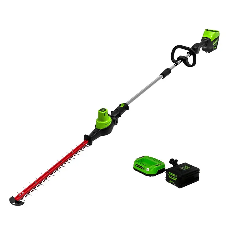 60V 20" Pole Hedge Trimmer, 2.0Ah Battery And Charger Included 1