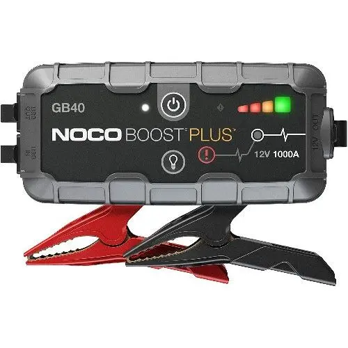 1,000 Amp (12V) Vehicle Tractor Atv / Utv Jump Starter Box Booster Pack Gb40 1