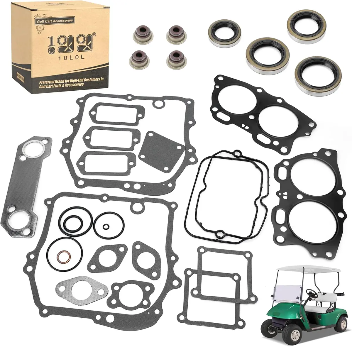 Golf Cart Gasket Seal Rebuild Kit For Ezgo 295Cc 350Cc 4 Cycle Gas 1991-2008 - 10L0l 1