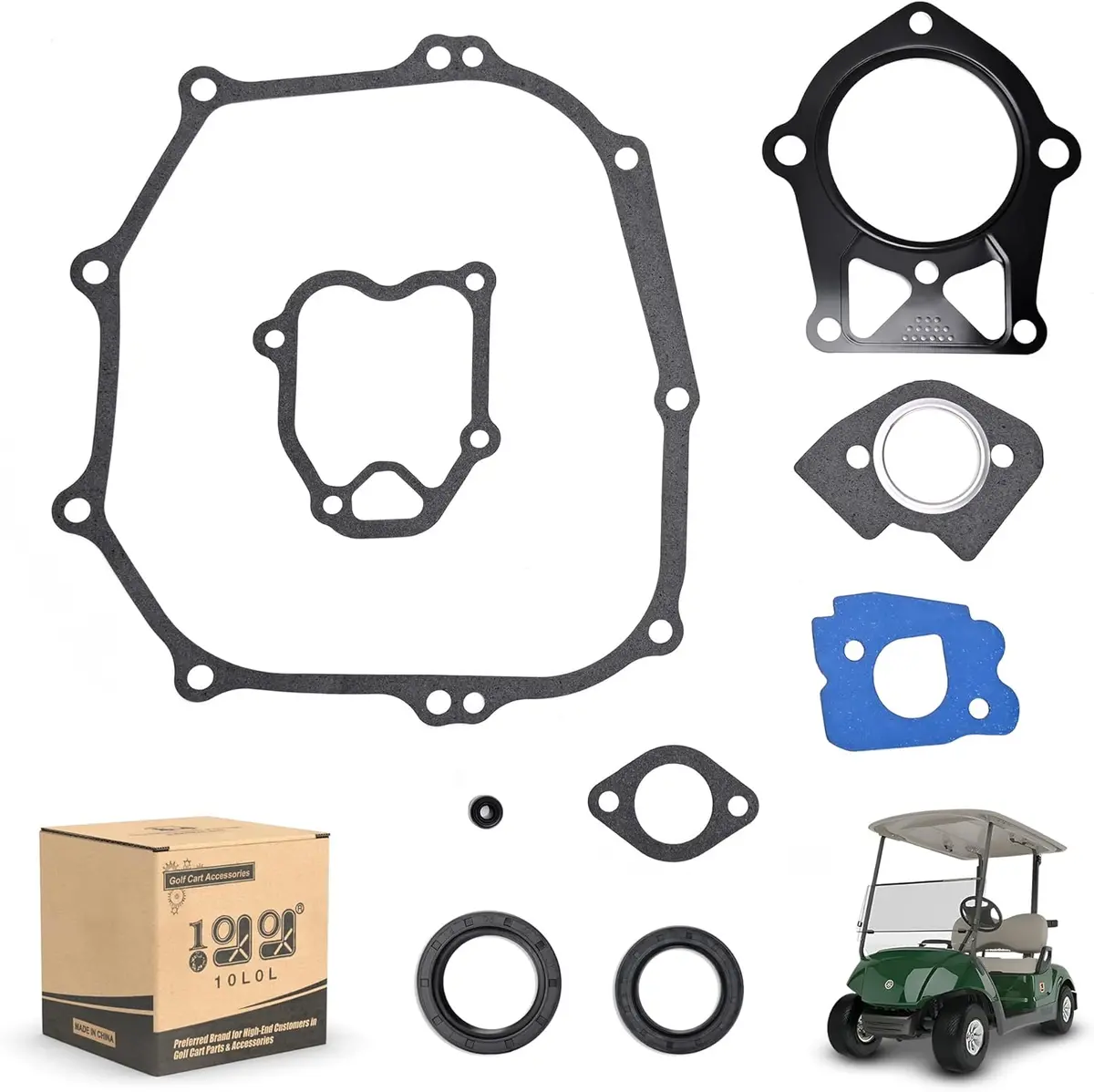 Golf Cart Gasket Engine Seal Kit For Yamaha G2 G5 G8 G9 G11 1985-1995 - 10L0l 1