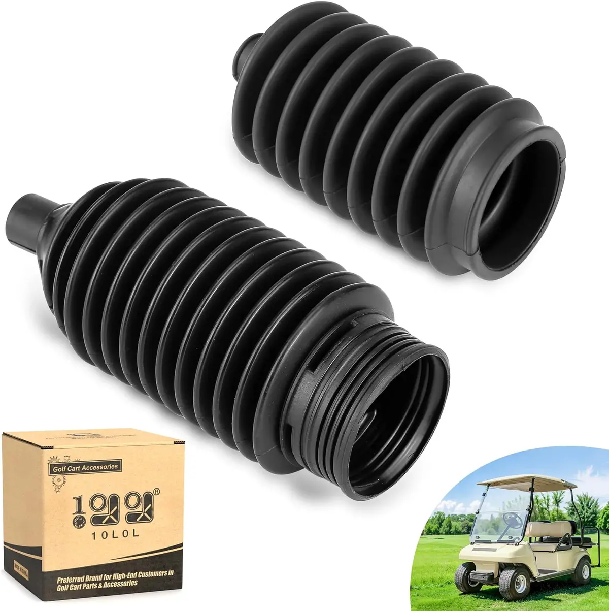 Golf Cart Steering Rack & Pinion Dust Boot For Club Car Ds 1997-Up - 10L0l 1