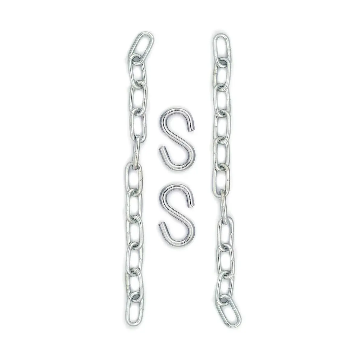 Bliss Hammocks Ha-503 Set Of 2 18-In Metal Chains & 2 Metal S Hooks | For Use W/ Hammocks 1