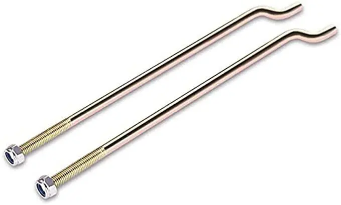 2 Pcs Zinc Plated Battery Hold Down Rod J-Hooks For Yamaha Gas All Models And G22 Electric Jn3-H2133-00 1