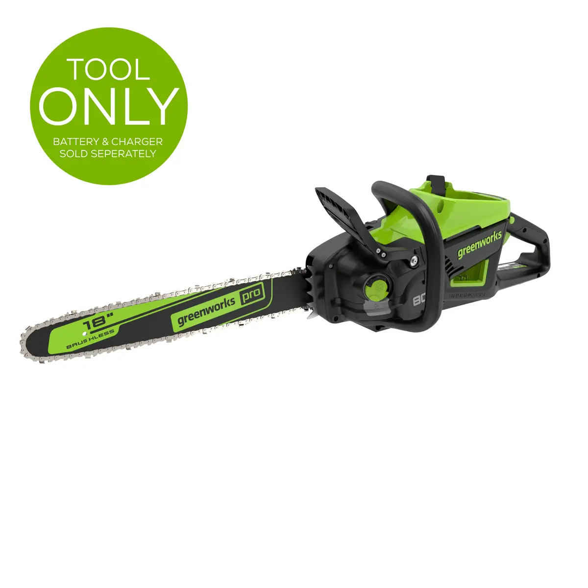 80V 18" Brushless Chainsaw (Tool Only) 1