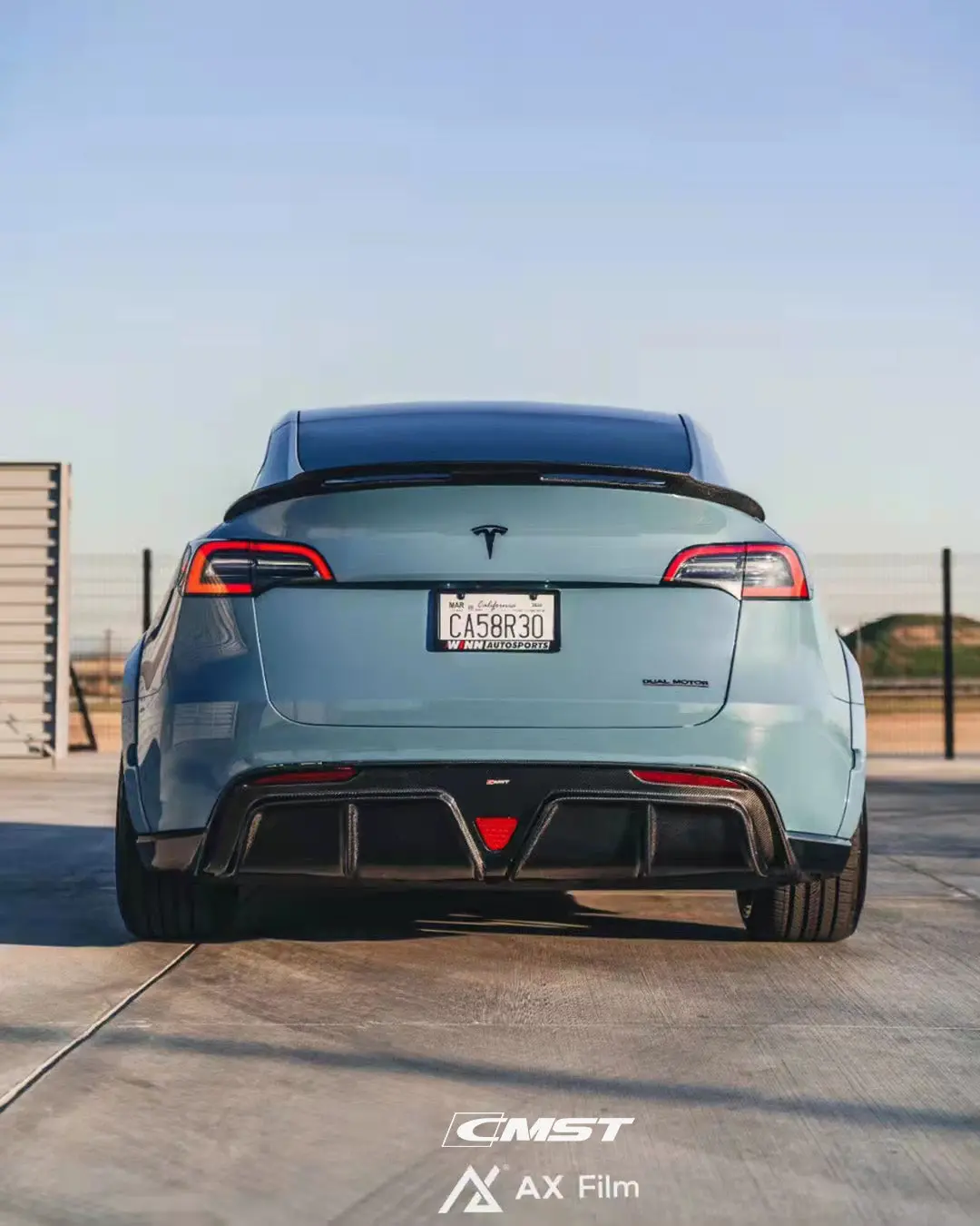 Cmst Carbon Fiber Rear Diffuser Ver.2 For Tesla Model Y 2