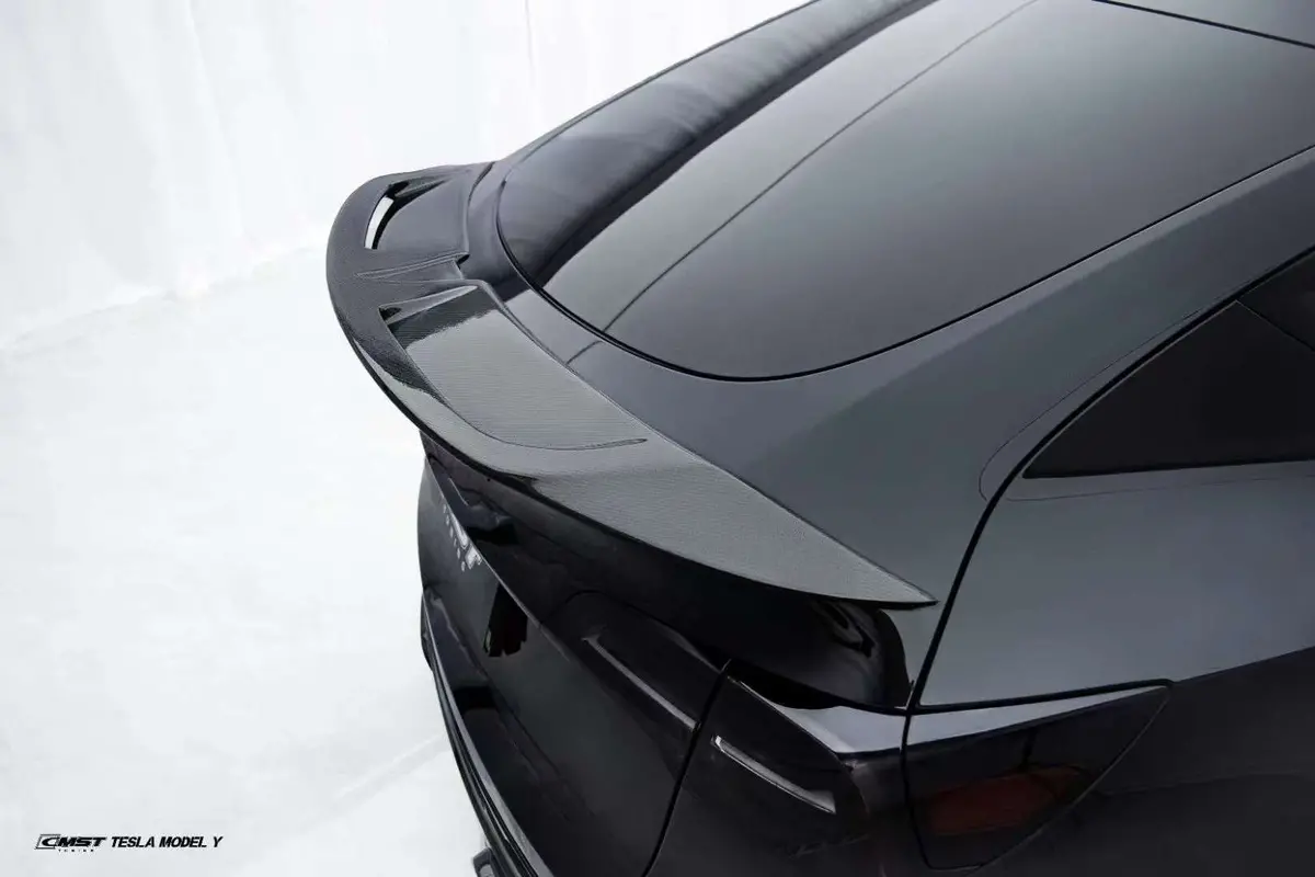 Cmst Carbon Fiber Rear Spoiler Ver.1 For Tesla Model Y 1
