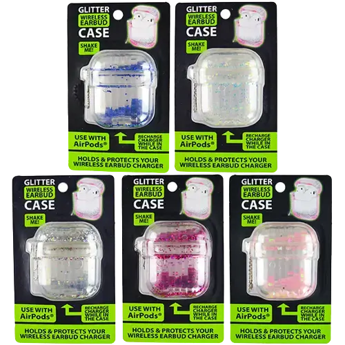 Earbud Case Liquid Glitter - 8 Pieces Per Retail Ready Display 20357 2