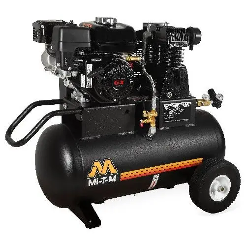 20 Gallon Single Stage Portable Compressor (Honda) Am1-Ph65-20M 1