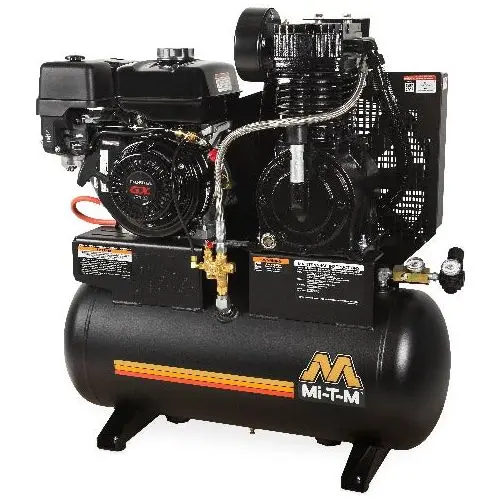 20 Gallon Two Stage Stationary Compressor (Honda) Am2-Sh09-20Me 1