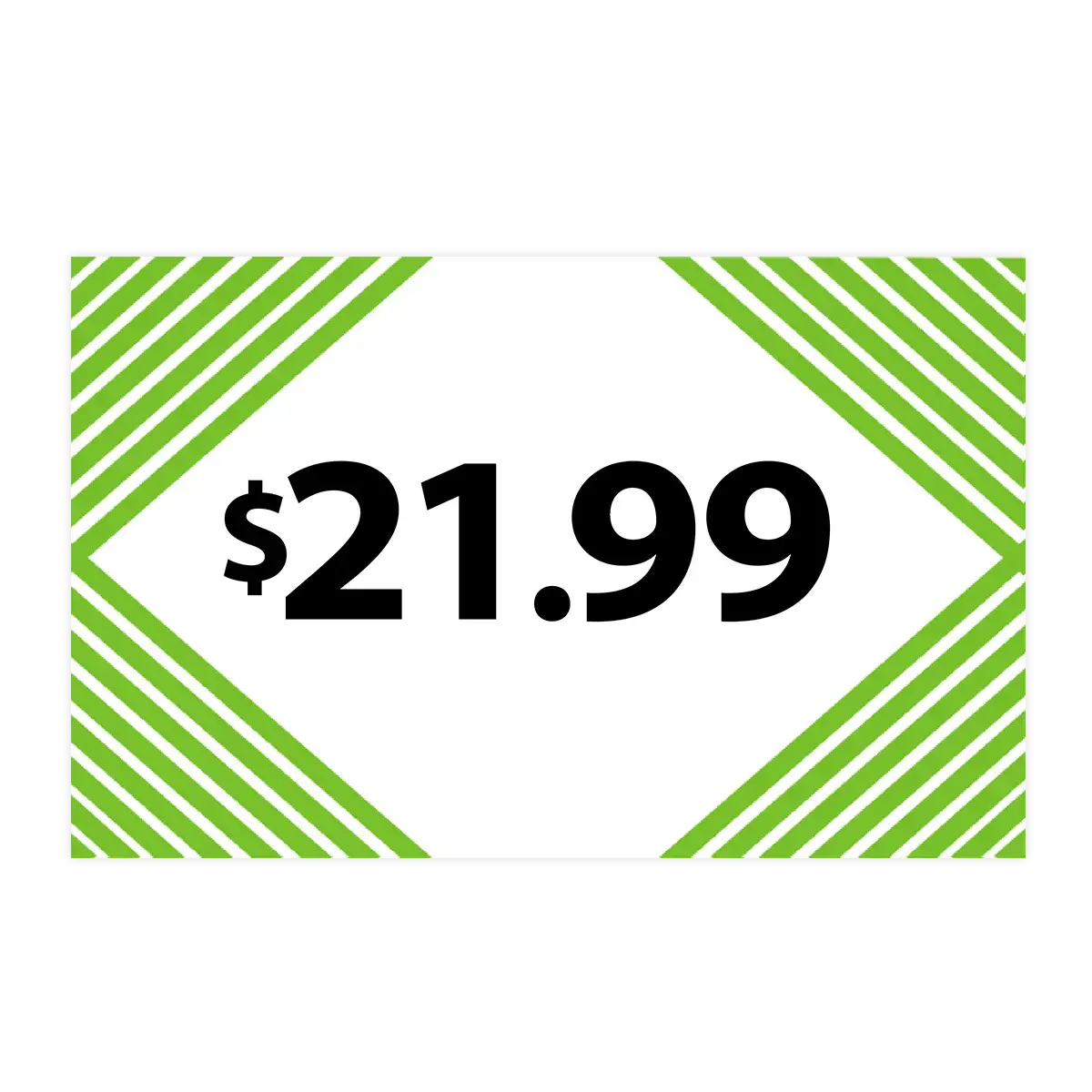 Merchandising Fixture - $21.99 Retail Tag 25 Per Pack 978530 1