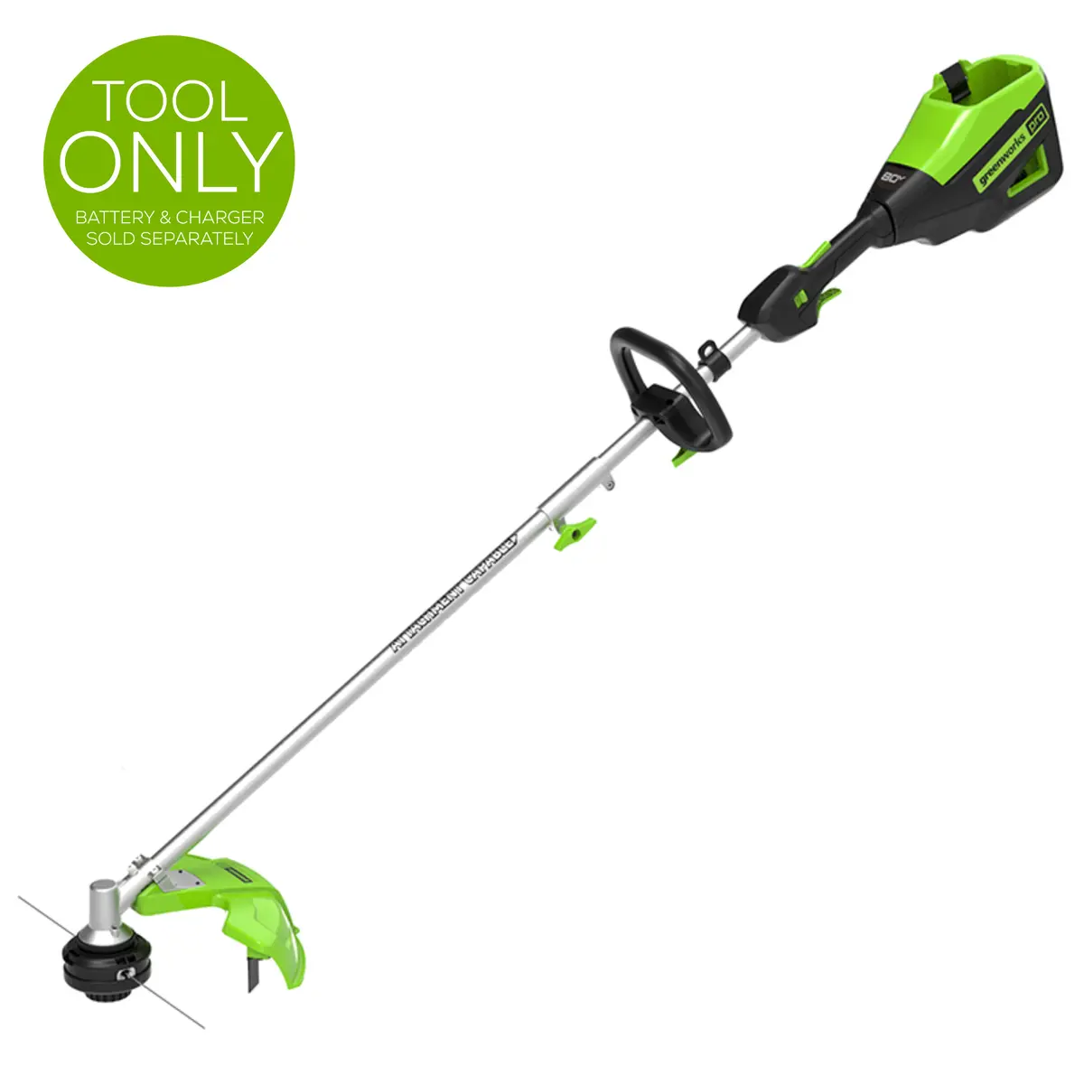 80V 16" String Trimmer With Edger Attachment (Tool Only) 1