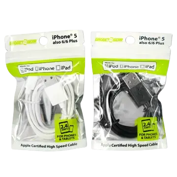 Charging Cable Usb To Lightning 3Ft - 6 Pieces Per Pack 21126 1
