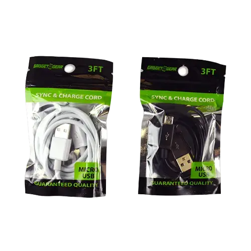 Charging Cable Usb To Micro Usb 3Ft - 6 Pieces Per Pack 21563 1