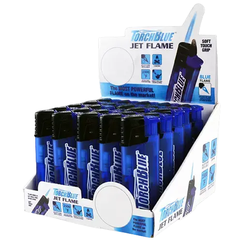 Torch Jet Flame Lighter - 25 Pieces Per Retail Ready Display 21601 1