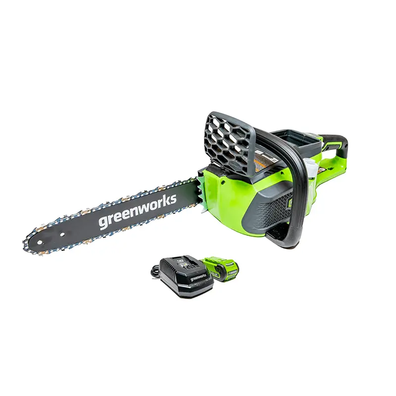 40V 14" Brushless Chainsaw, 2.0Ah Battery And Charger - 2000600 1