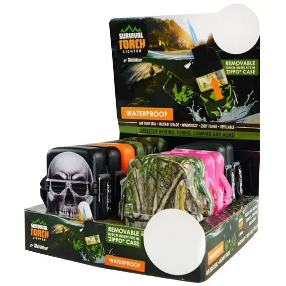 Survival Torch Lighter - 12 Pieces Per Retail Ready Display 21932 1