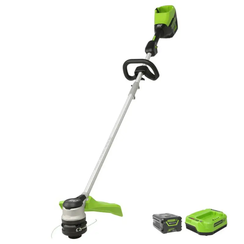 60V 16" Direct Drive String Trimmer, 2.5Ah Battery And Charger Included 1