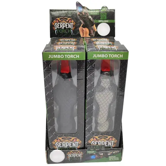 Jumbo Serpent Torch Lighter - 6 Pieces Per Retail Ready Display 22173 1