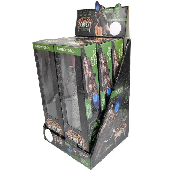 Jumbo Serpent Torch Lighter - 6 Pieces Per Retail Ready Display 22173 2