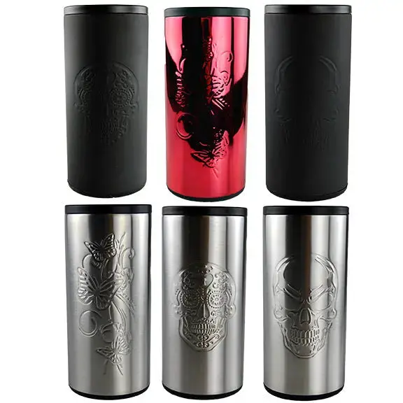 Metal Insulated Slim Can Cooler - 6 Pieces Per Retail Ready Display 22270 2