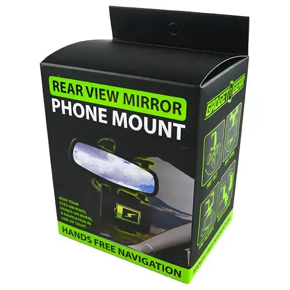 Phone Mount With Rearview Mirror Clamp - 4 Pieces Per Retail Ready Display 22786 2