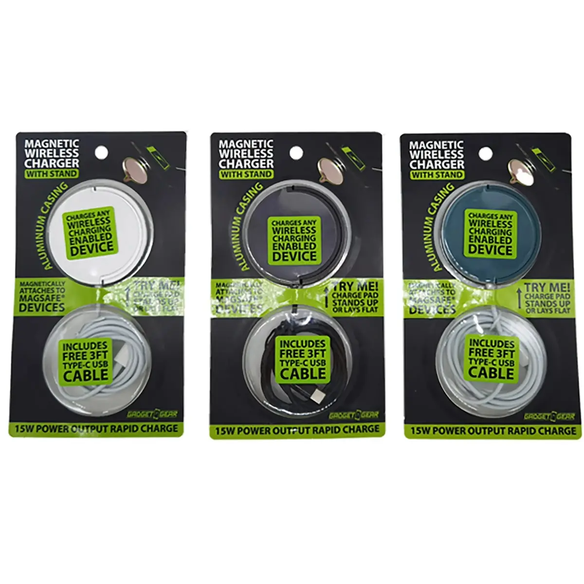 Magsafe® Wireless Phone Charging Stand 15 Watts - 6 Pieces Per Retail Ready Display 22790 2